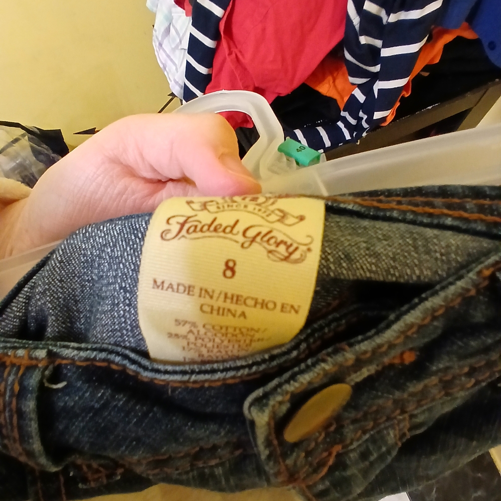 Faded Glory Dark Blue Ankle Jeans - Picture 4 of 7